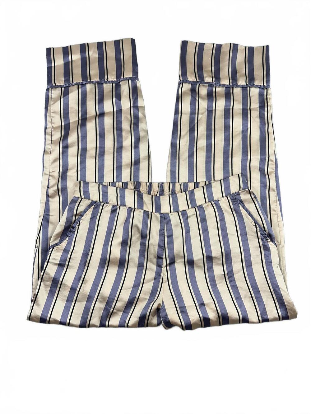 Adore Me Striped Satin Lounge Pants